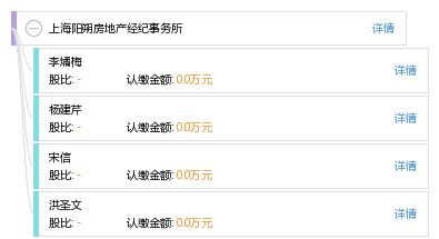 上海阳朔房地产经纪事务所 工商信息 信用报告 财务报表 电话地址查询 天眼查