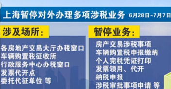 上海热线hot新闻 6月28日至7月7日沪个人房产交易税等涉税业务停办